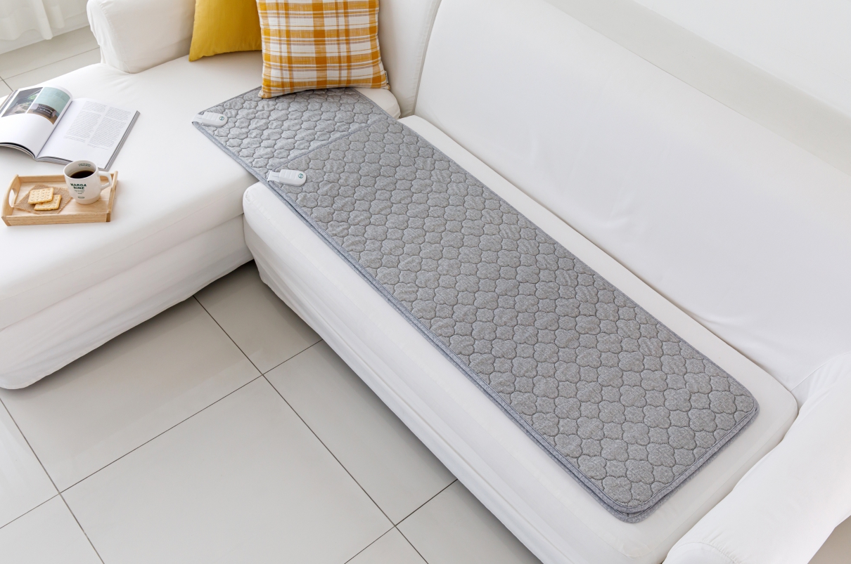 EMF 전자파안심 카본탄소전기요 쇼파용 여행용 쓰리템 미니싱글, 50x180cm, 그레이