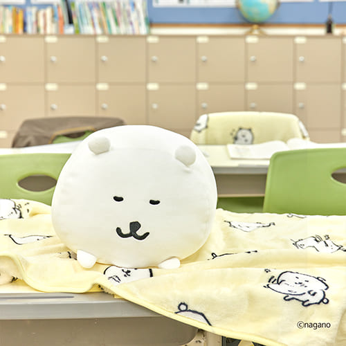 담곰이 쿠션 패턴 담요 세트 극세사 농담곰 봉제 인형 캐릭터 굿즈 이미지 2