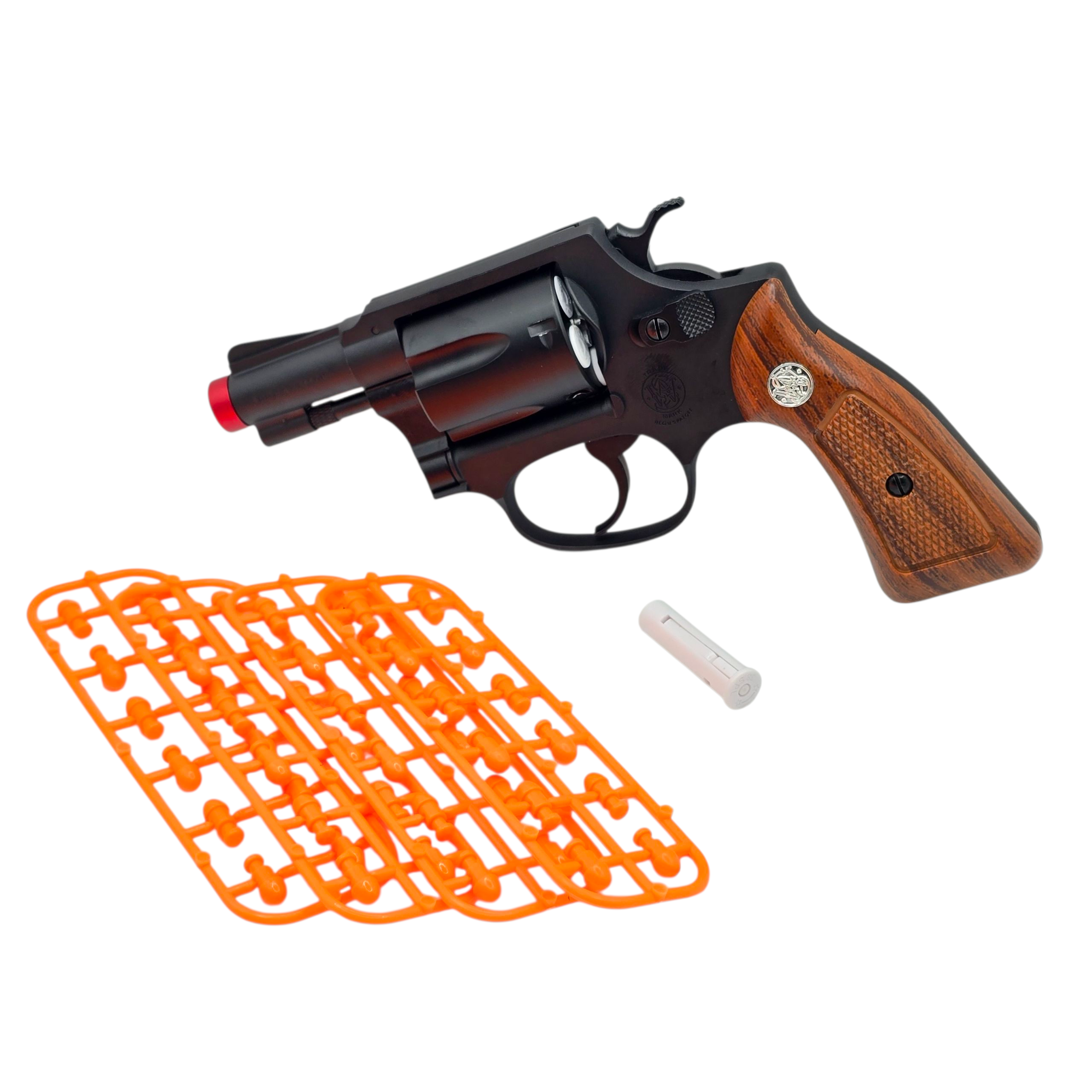 S&W M36 치프 스페셜 .38 버섯탄 리볼버 너프건 모델건 - 상세 이미지 5