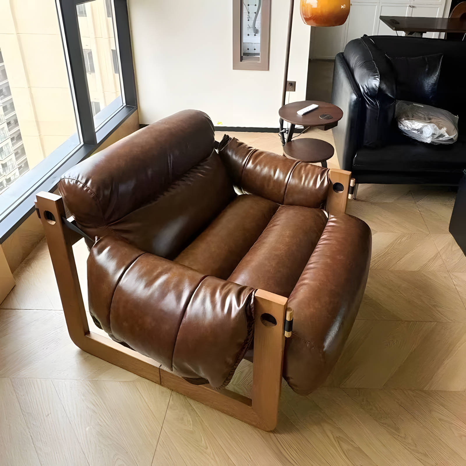 1인 가죽 소파 1인용 거실 무중력 쇼파 리클라이너 의자