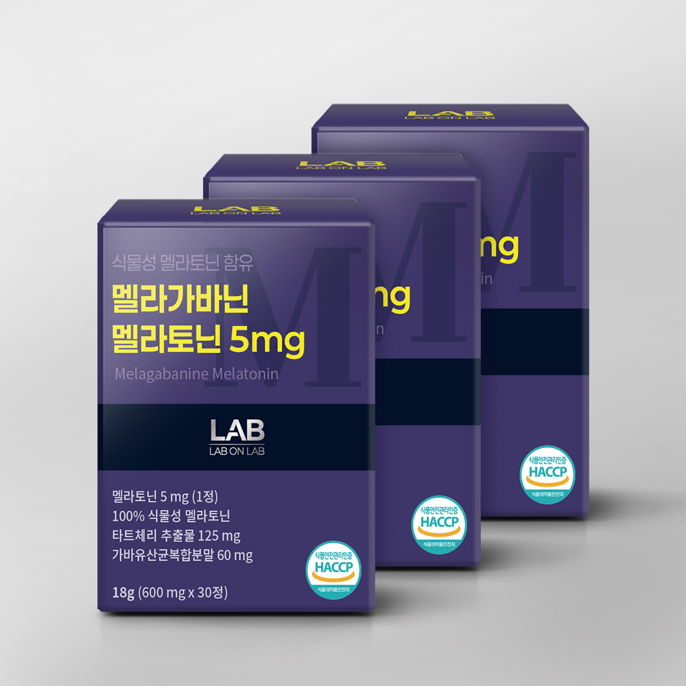 랩온랩 멜라가바닌 식물성 멜라토닌 5mg 프리미엄 선물세트 - 상세 이미지 2