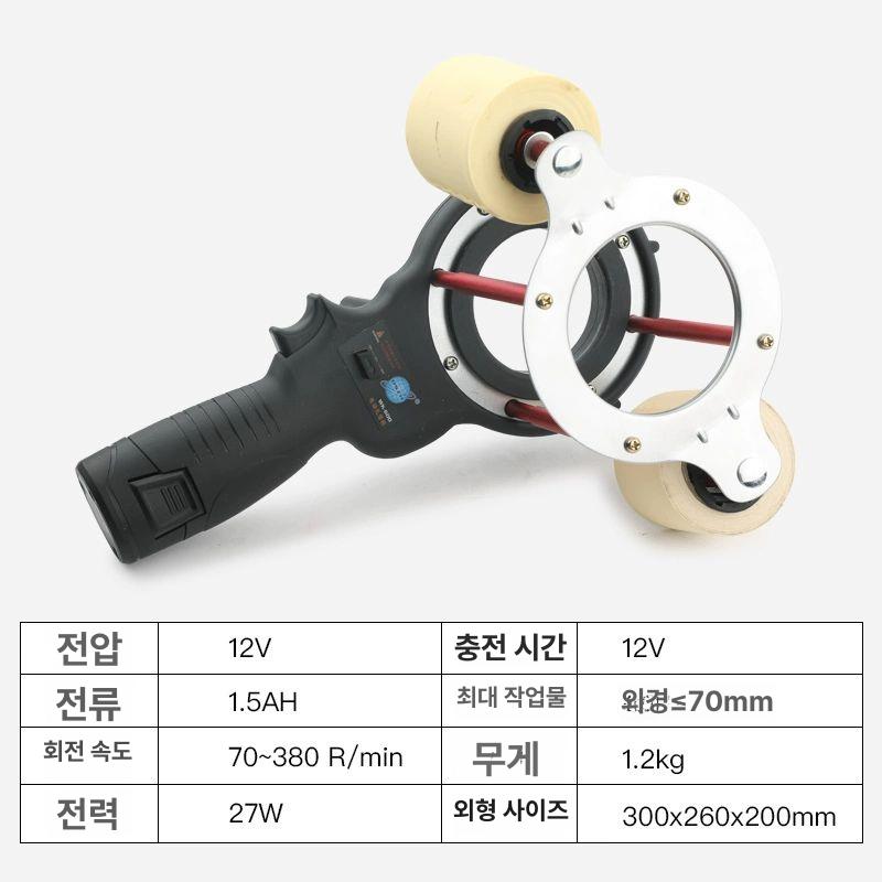 에어컨 배관랩핑기 수도관 권선기 냉동설비 보온재 시공장비 - 상세 이미지 3