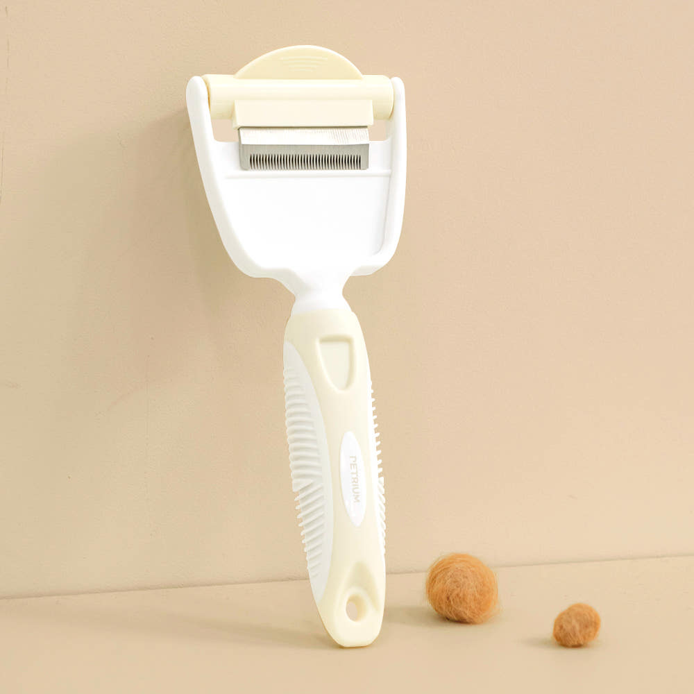 펫트리움 빗숑 브러쉬 강아지 고양이 죽은털제거 털관리