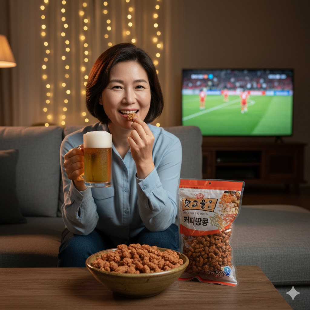 명식품본사 커피땅콩 대포장 술안주 맥주 편의점 써비스 안주 간식 1kg, 1개 이미지 6