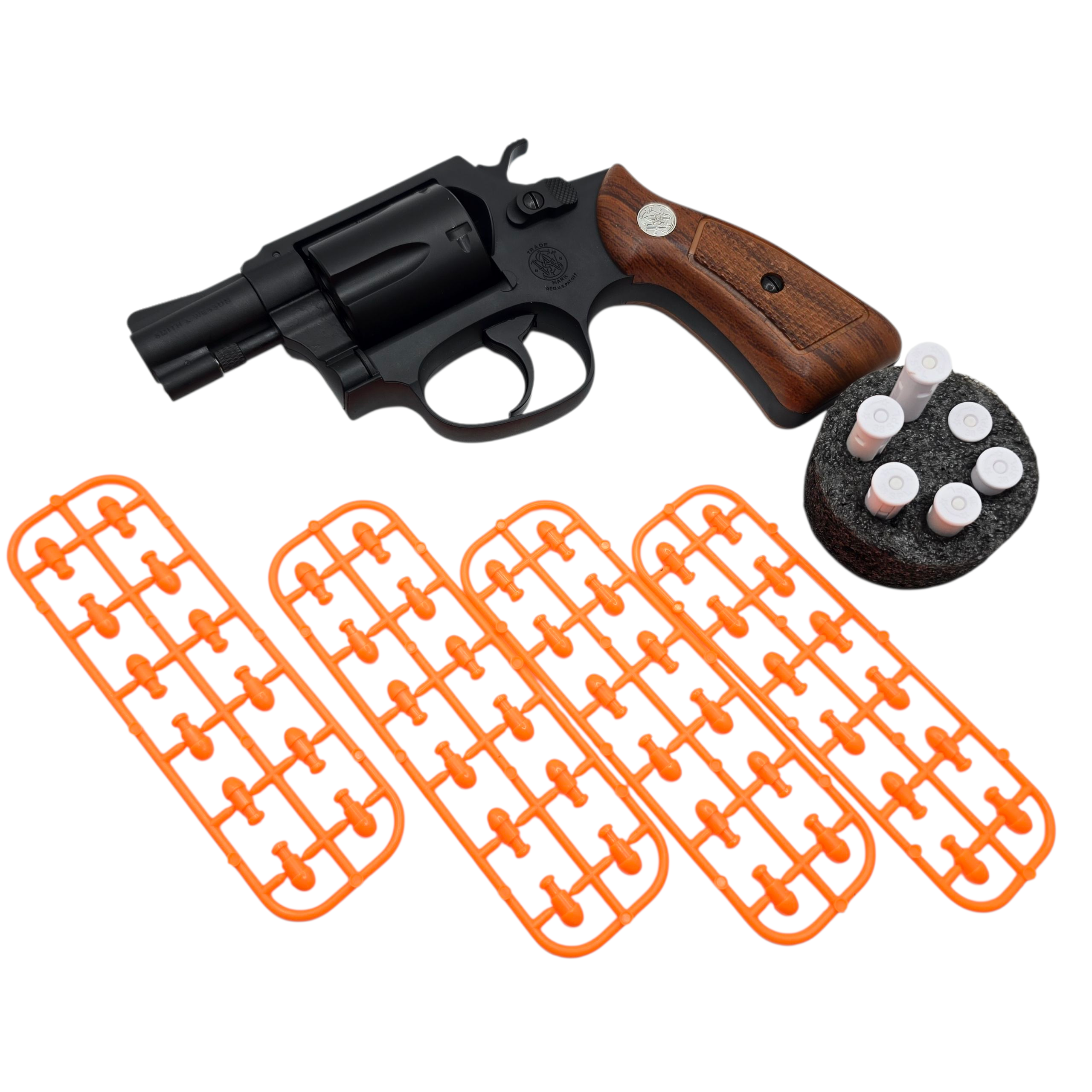 S&W M36 치프 스페셜 .38 버섯탄 리볼버 너프건 모델건 - 상세 이미지 2