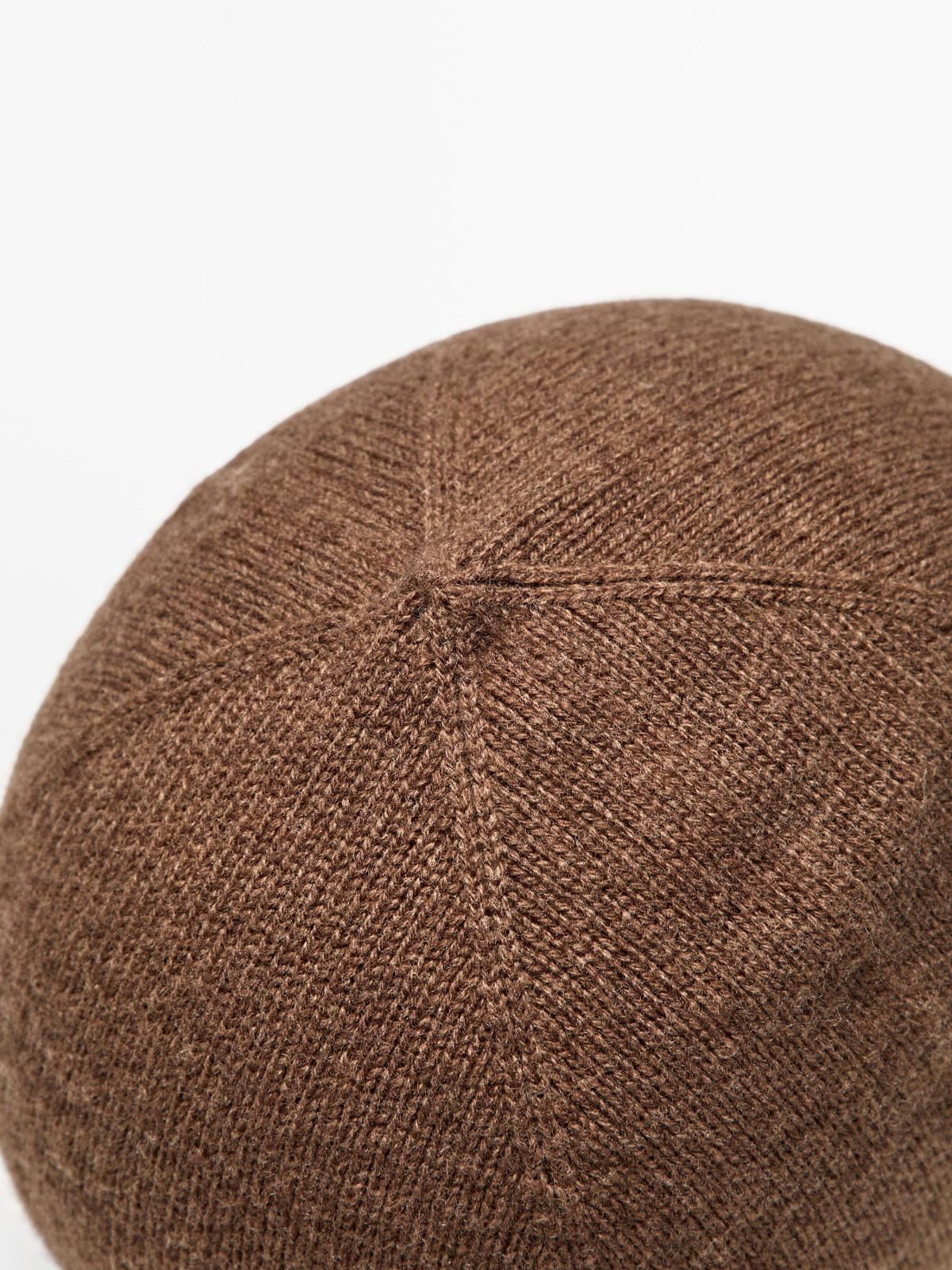 마시모두띠 울블렌드 파인 니트 롱 비니 4613/609 BROWN - 상세 이미지 3
