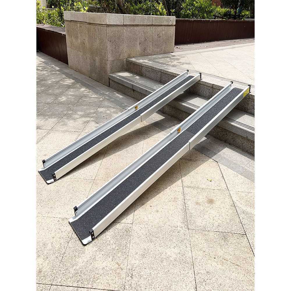 휠체어 경사로 블럭 턱단차 안전 보도블럭 점포 입구 한 쌍 61cm - 상품 이미지