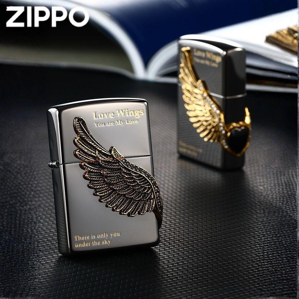 ZIPPO 라이터 (선물상자세트) 블랙아이스윙 핸드메이드 지포라이터 남자친구 생일 - 상세 이미지 4