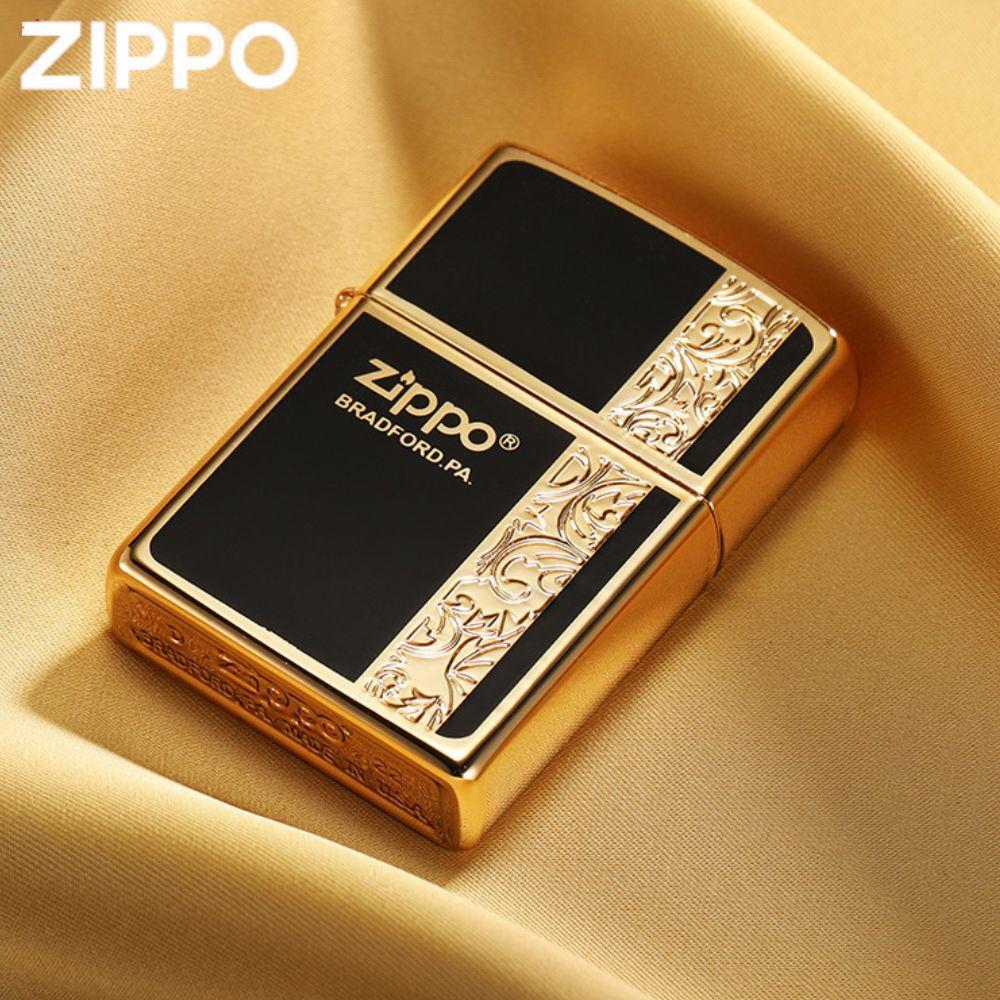 ZIPPO 정품 라이터 (선물상자) 전기도금공정 럭셔리 비즈니스 스타일 남자친구 생일 새해 선물용 지포라이 - 상세 이미지 2