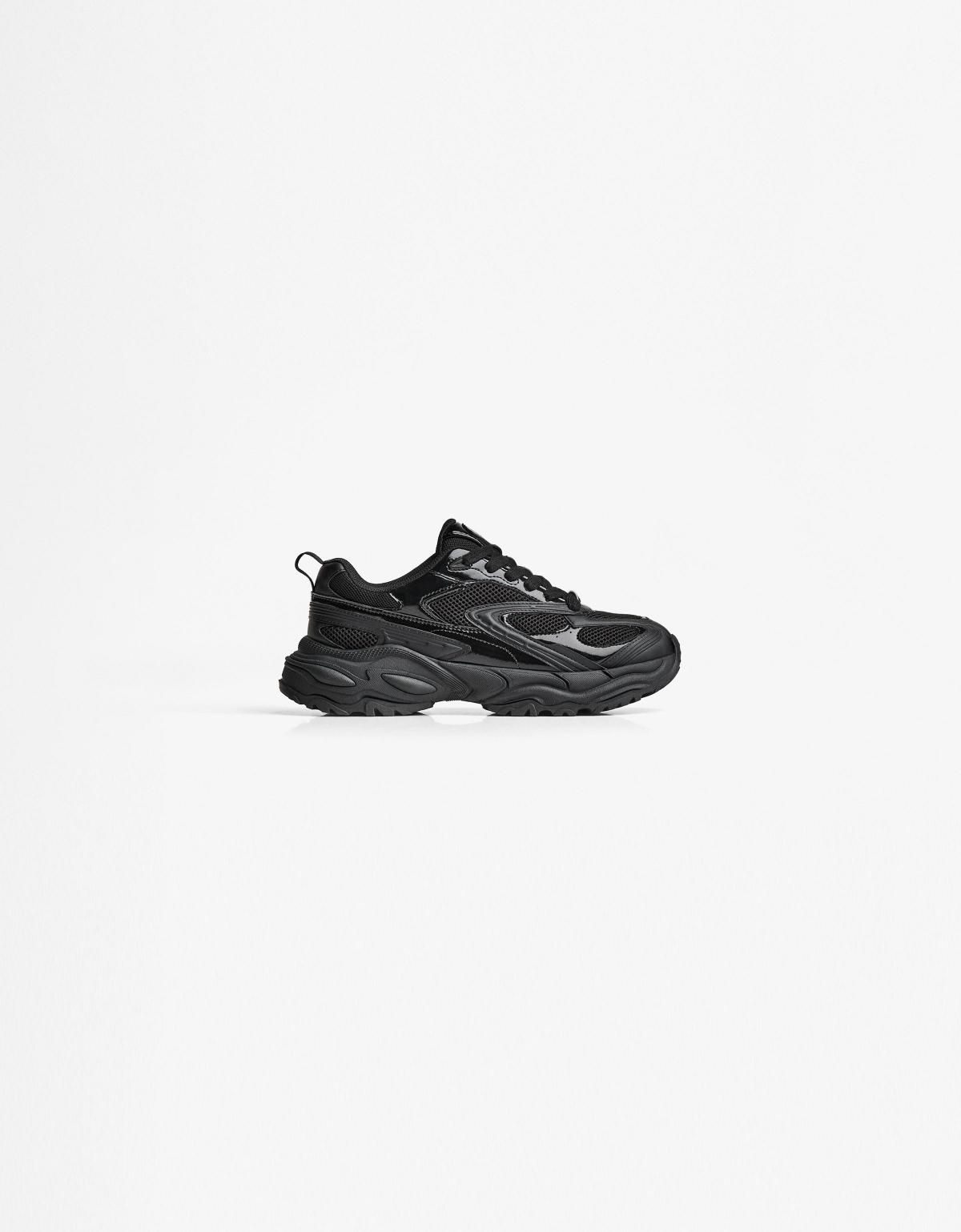 버쉬카 트렌디 청키솔 블랙 테크니컬 스니커즈 2300/764 BLACK - 상세 이미지 5