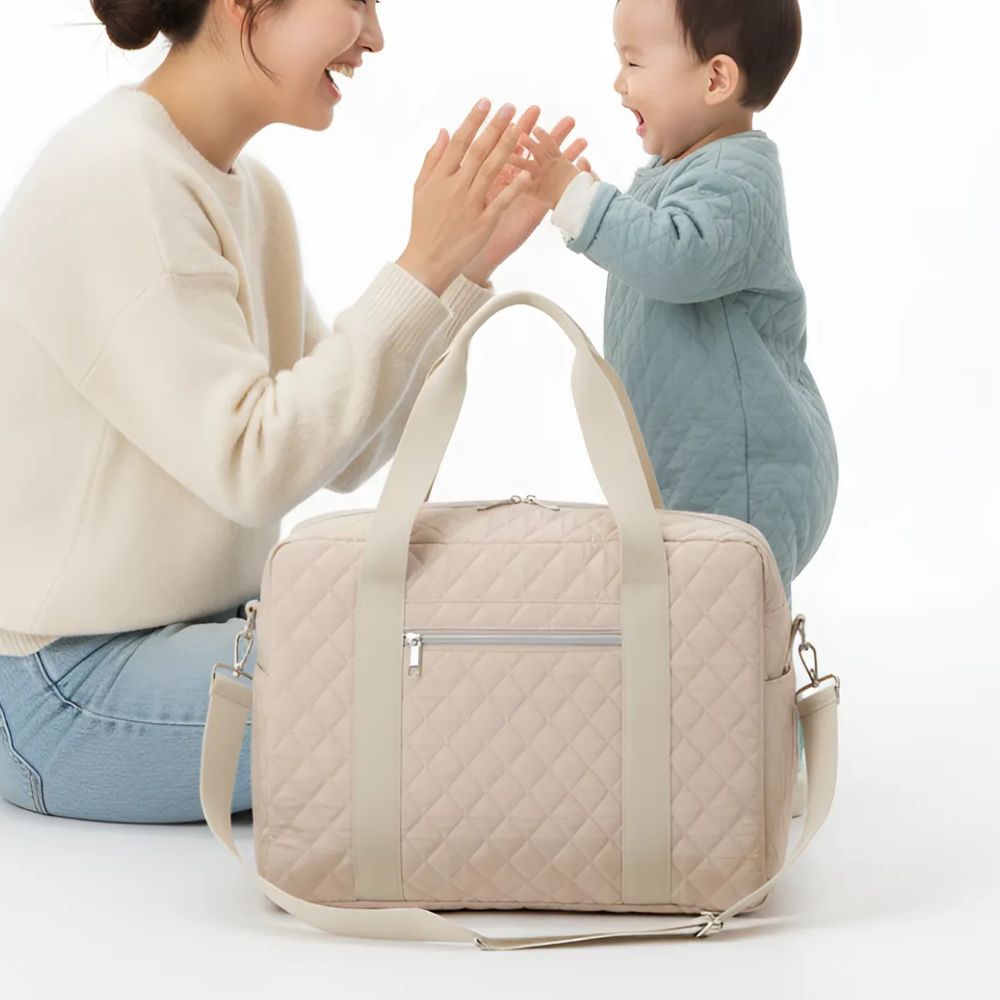 레브리 기저귀가방 누빔 가벼운 국민 숄더백 토트백 유모차 가방