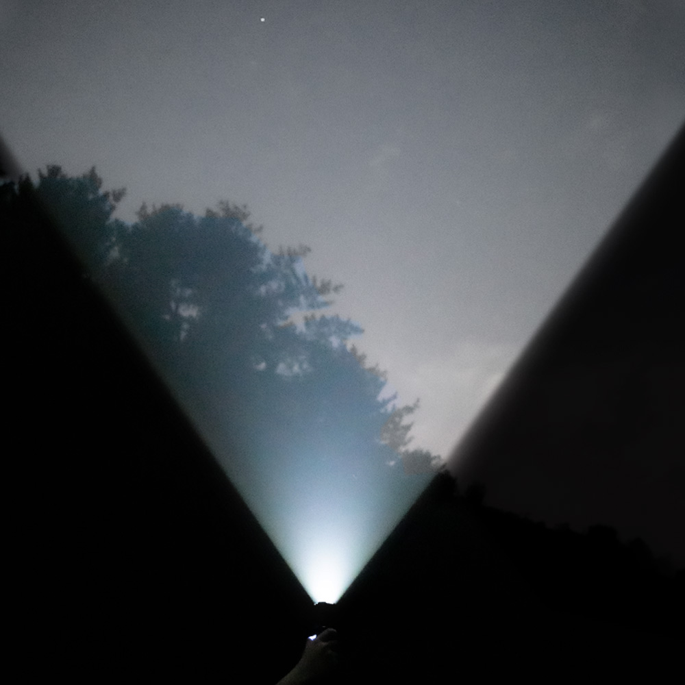 브리사 파이어 LED 후레쉬 충전식 손전등 해루질 캠핑 랜턴 점화렌즈