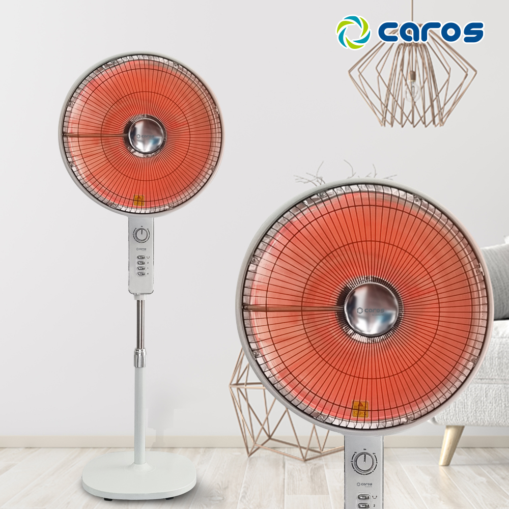 캐로스 선풍기형 히터 전기난로 사무실 업소용 난방기 대형 40cm