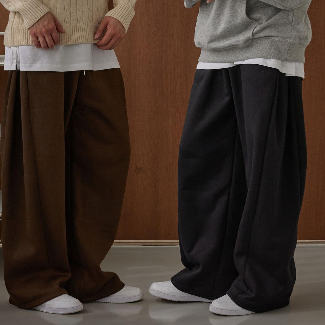 1+1 남자와이드팬츠 벌룬팬츠 통큰바지 제품 이미지