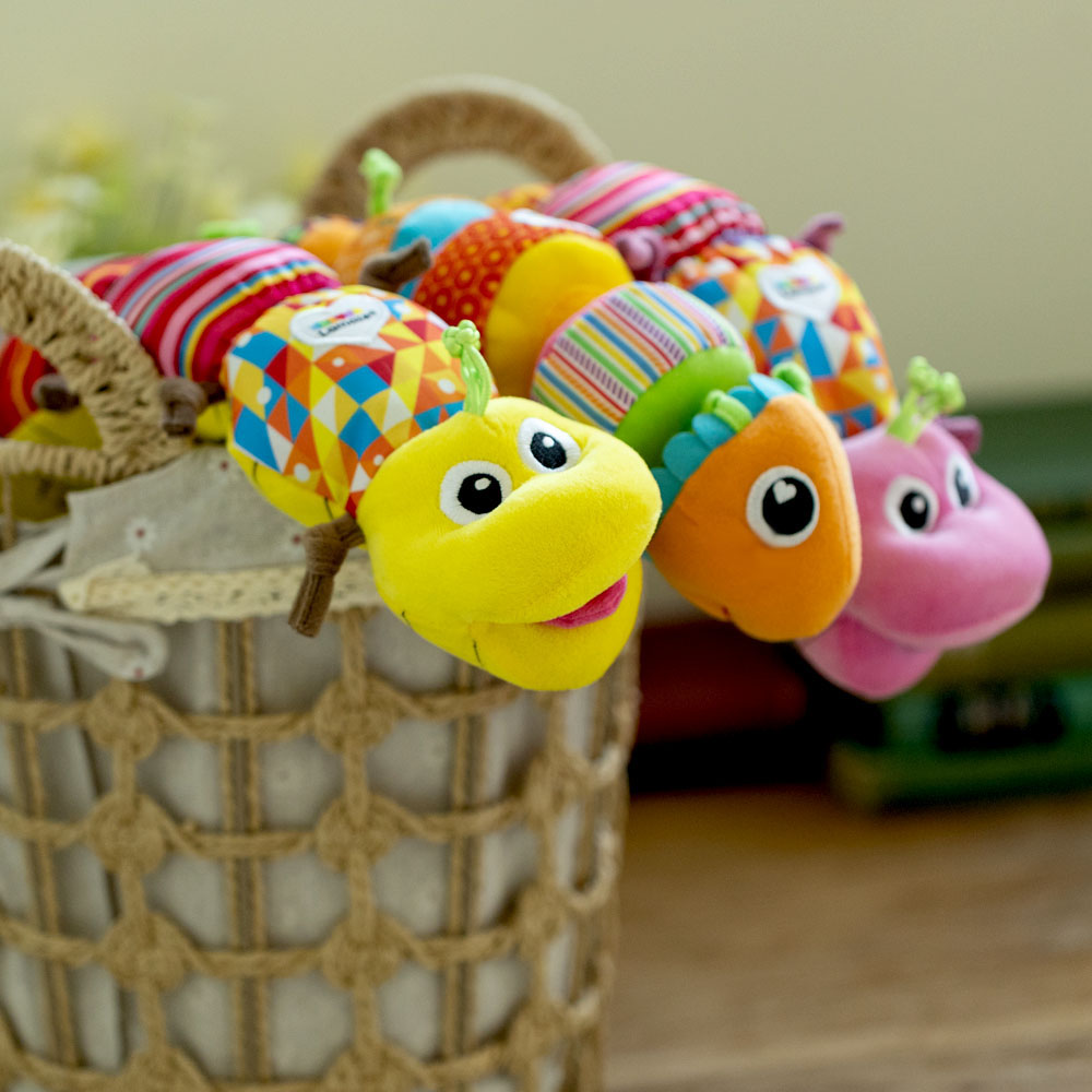 라마즈 애벌레 오감 세트 국민 아기 장난감 뮤지컬 자극 노랑/핑크+촉각 주사위 출산 백일