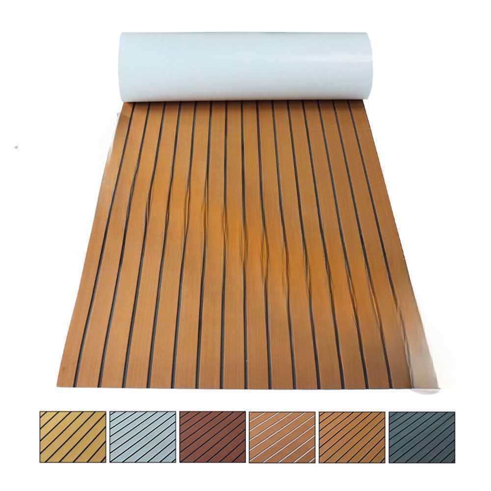 논슬립 요트 바닥재 방수 미끄럼방지 데크 시트 매트 브라운+블