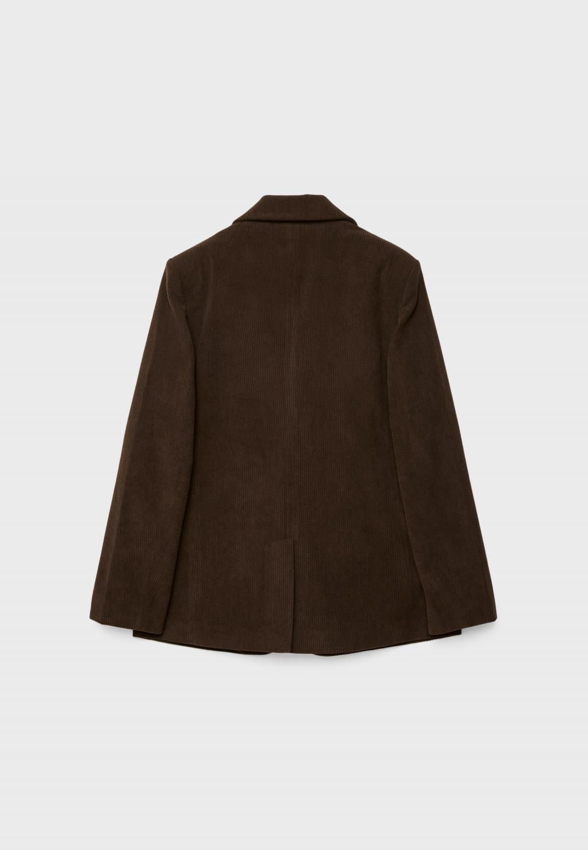 스트라디바리우스 코듀로이 클래식 테일러드 재킷 브라운 5937/943 BROWN - 상세 이미지 2