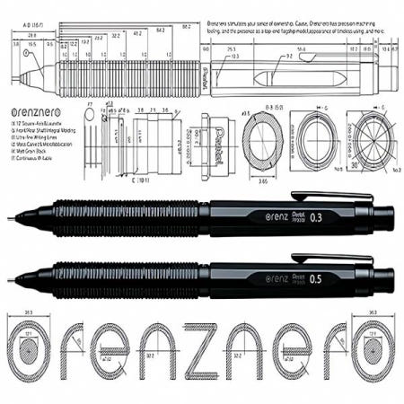 자사 협력업체 오렌즈 네로 샤프 0.3mm 0.5mm 렌즈 액세서리 구입 안경 클리어 패션 아이 웨어
