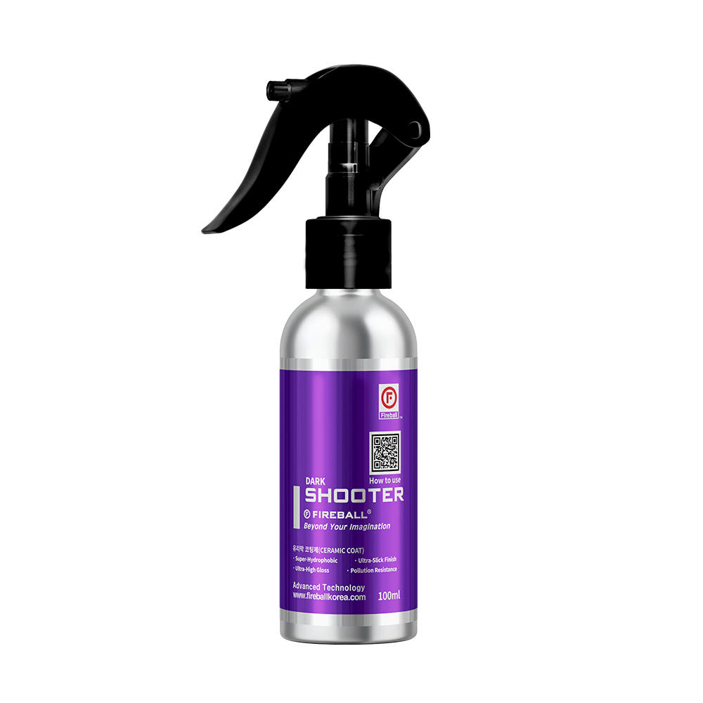 파이어볼 슈터 다크 어두운 차량 전용 뿌리는 유리막 코팅제 100ml - 상품 이미지