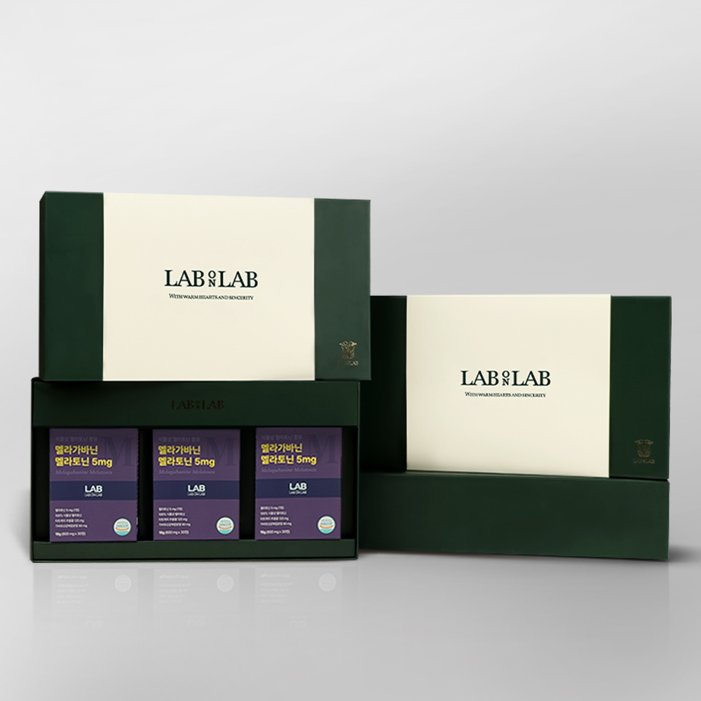 랩온랩 멜라가바닌 식물성 멜라토닌 5mg 프리미엄 선물세트 - 상품 이미지