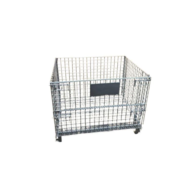 망카트 철망 파렛트 창고 메쉬 철제 접이식 운반 박스 A-5 800x600x640mm - 상세 이미지 2