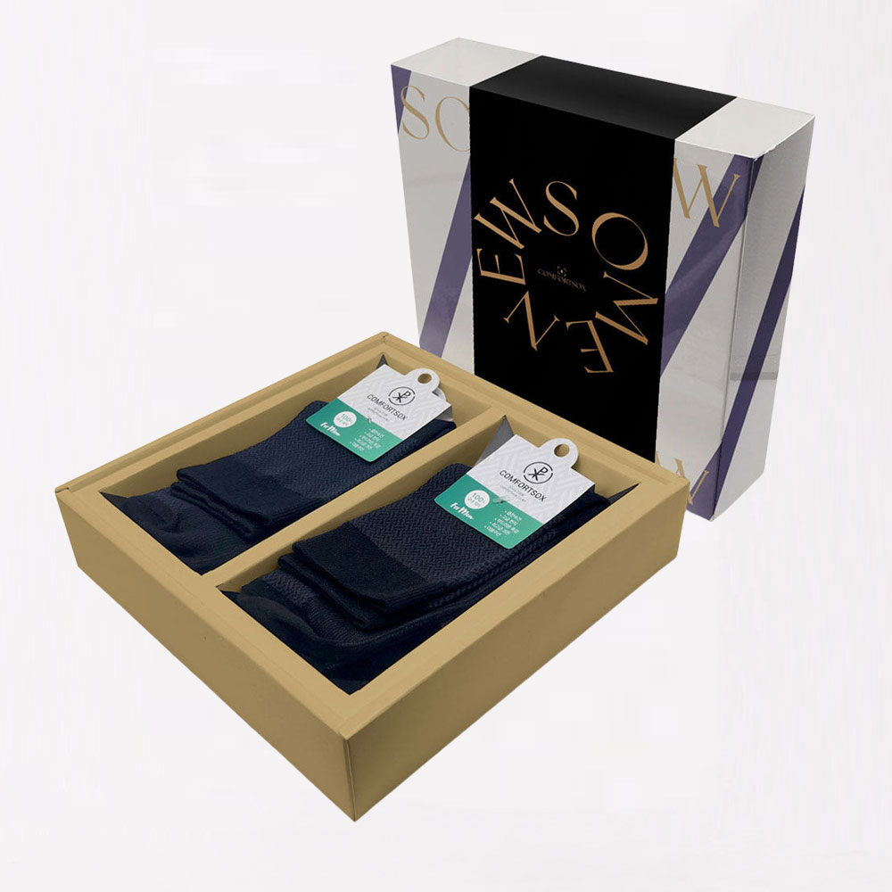 컴포트삭스 백화점 입점 남자 정장 양말 6족 세트 신사 남성 비지니스 중목