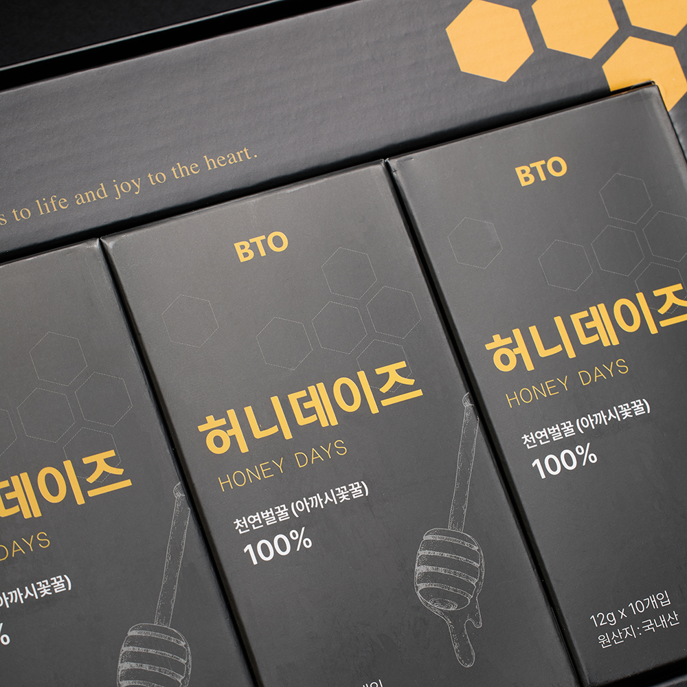 프리미엄 자연산 토종벌꿀스틱 국내산 아카시아 아까시 꿀물 효능 꿀포션 선물세트 쇼핑백포함 - 상세 이미지 4