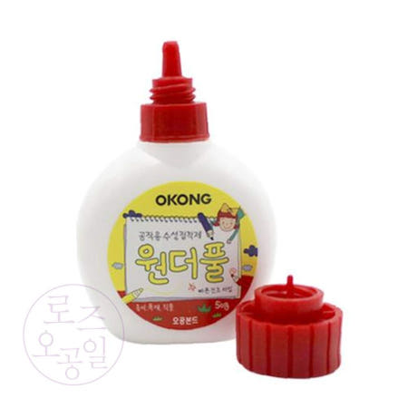 오공일 오공 원더풀 목공용 공작용 풀 208 50g 10개 공예용품 공작용본드
