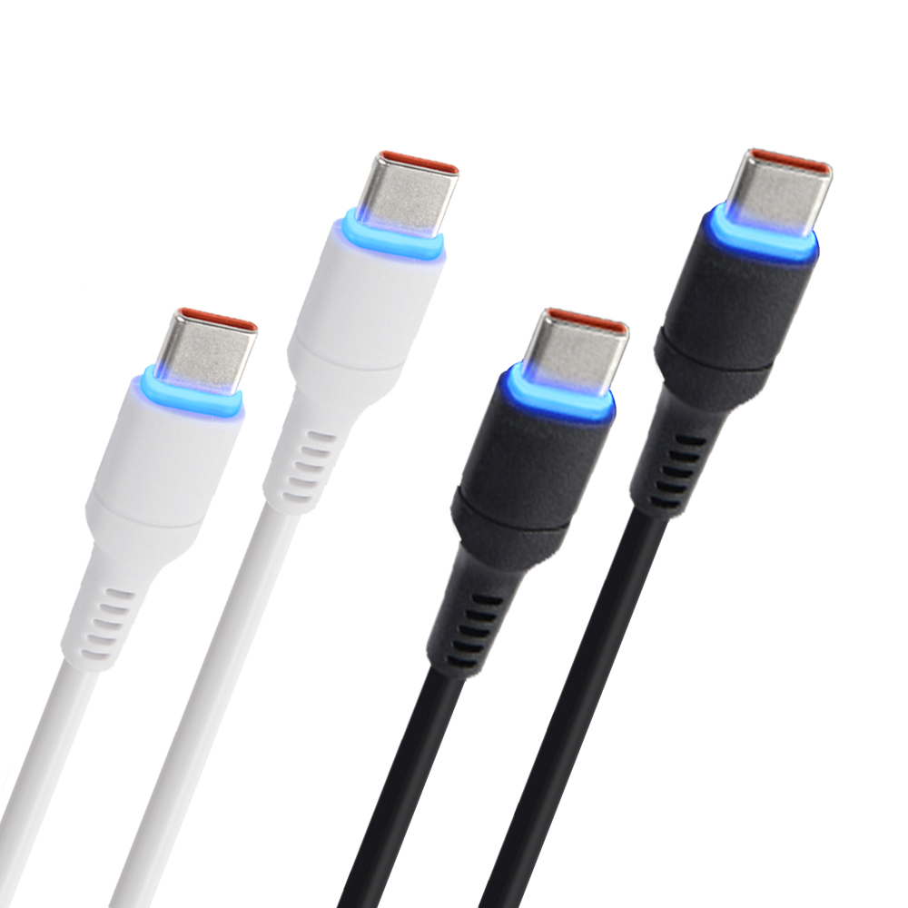 플라이토 100W LED 초고속 충전 케이블 C타입 CtoC 1.5M - 상품 이미지