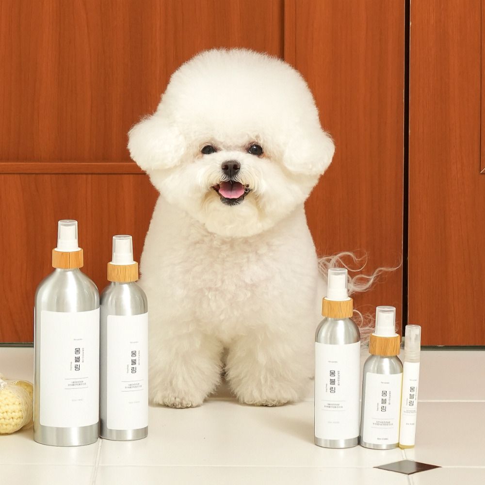 강아지 천연 실크 미스트 엉킨털 영양 애견 스프레이 몽블링 500ml 이미지 7