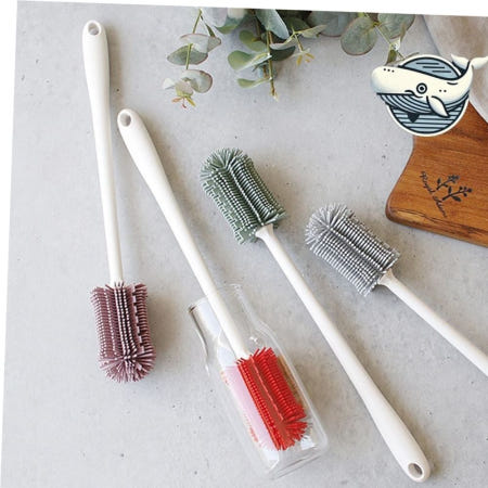 다용도 실리콘 세척솔 병물 세척 전용 실리콘