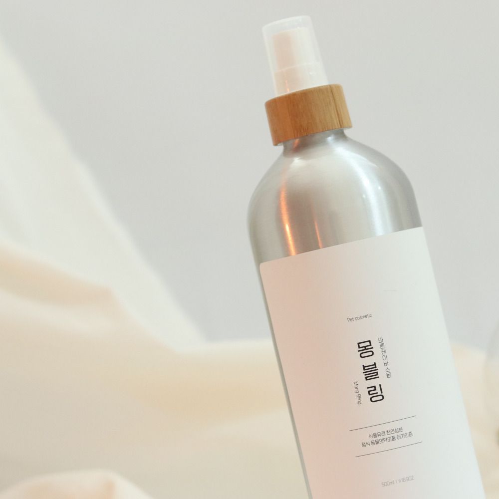강아지 천연 실크 미스트 엉킨털 영양 애견 스프레이 몽블링 500ml 이미지 8