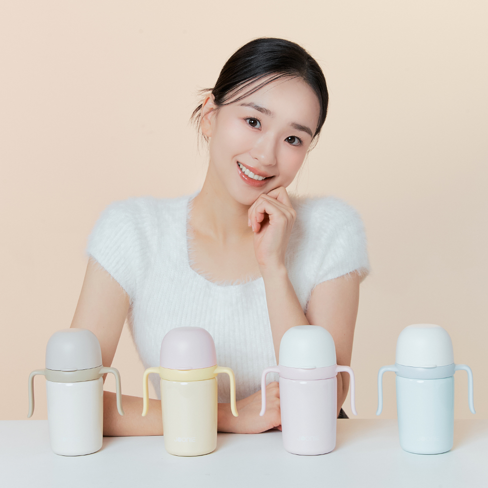 주니 스테인리스 빨대컵 2세대 240ml 뚜껑일체형 - 상세 이미지 5
