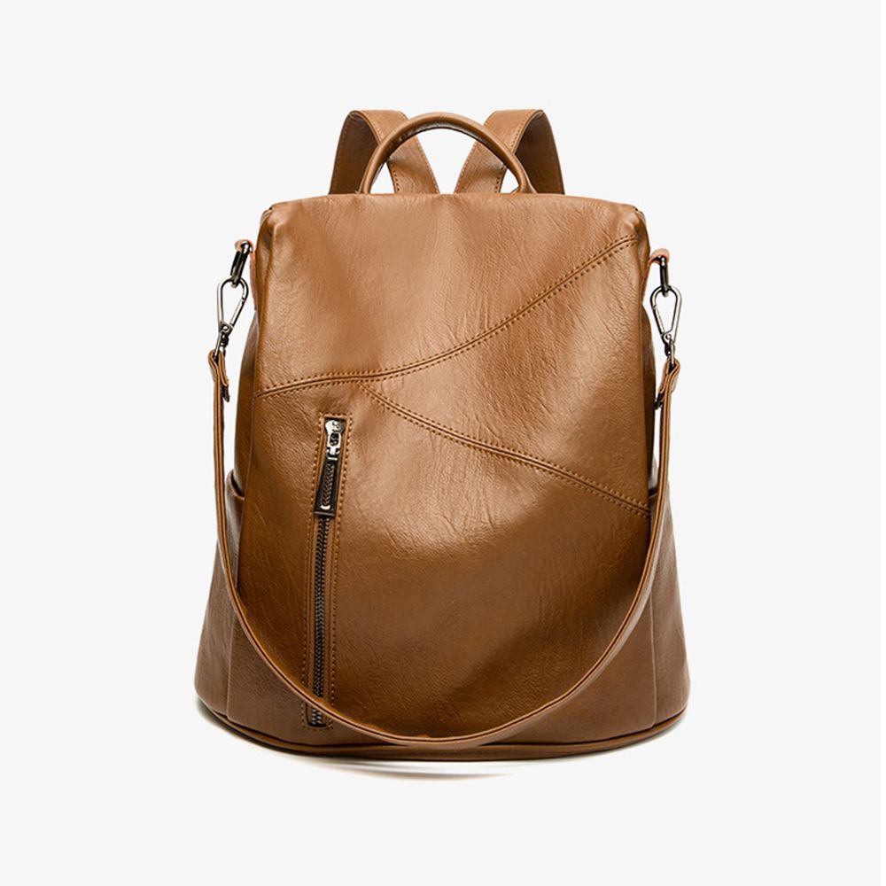 여성 가죽 백팩 데일리 경량 패션 직장인 캐주얼 배낭