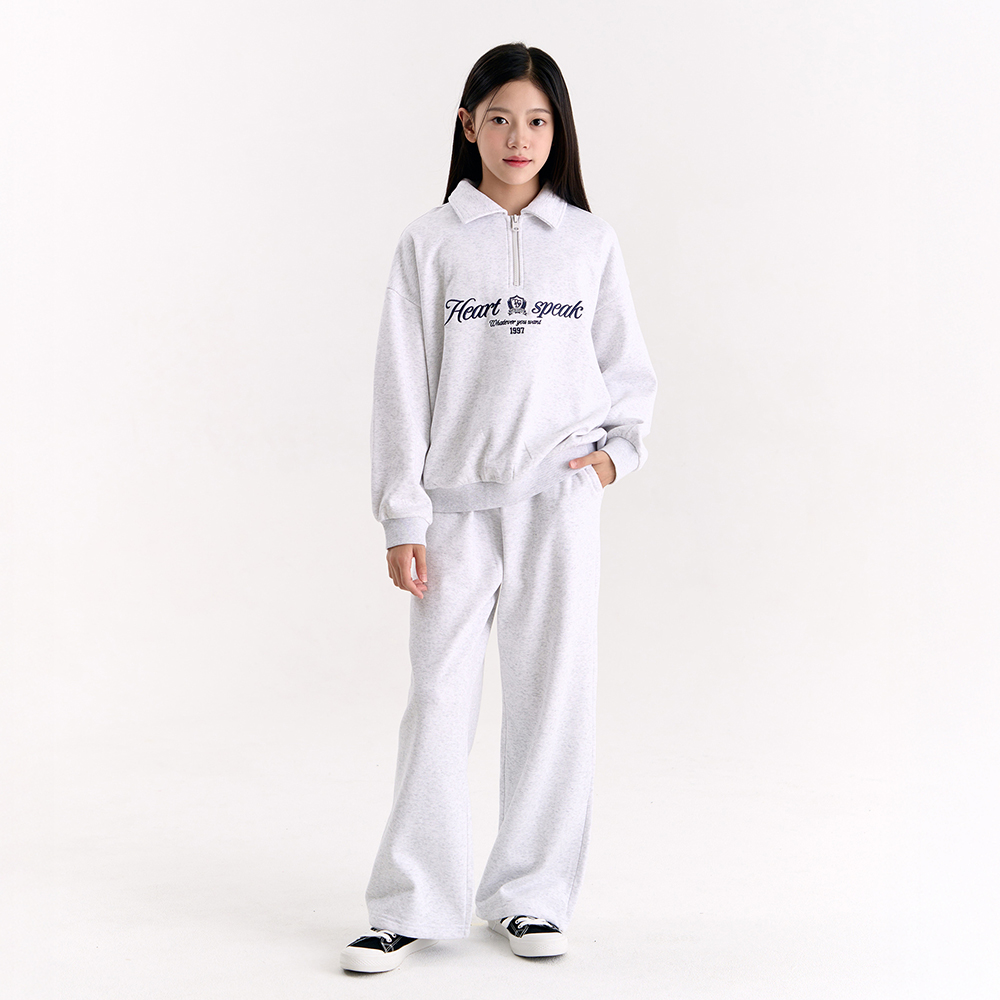 [더데이걸] 융기모 카라 반집업 셋업 TGMS25T02_7358 - 상품 이미지