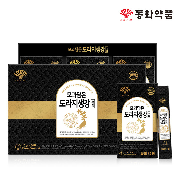 동화약품 모과담은 도라지생강스틱 - 상품 이미지
