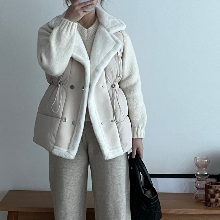 여성패딩조끼 패딩조끼 겨울조끼 - 상세 이미지 3