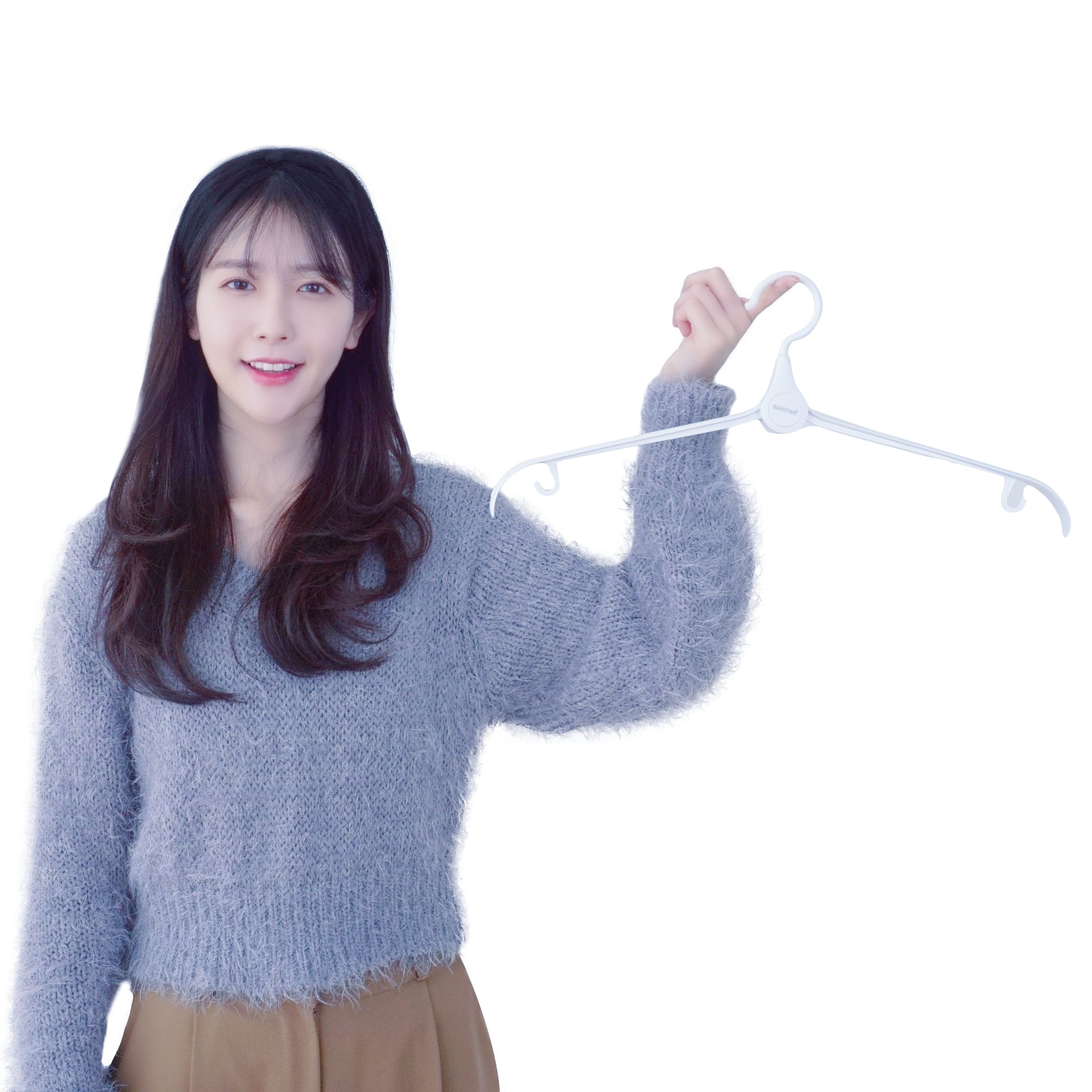 미끄럼방지 옷걸이 접이식 어깨뿔 방지 니트 패딩 코트 논슬립 10개입 이미지 7