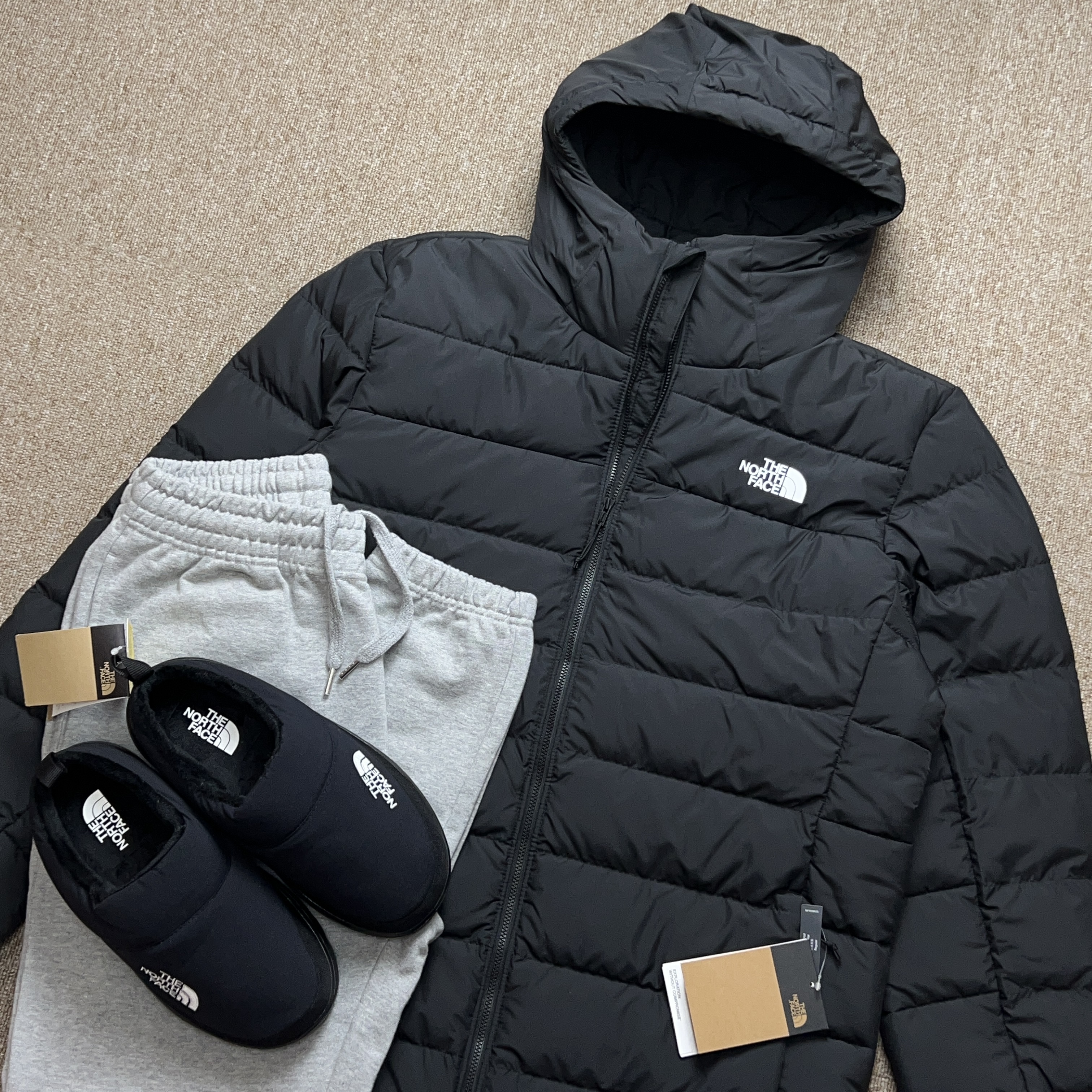 노스페이스 후드 패딩 아콘카구아 기모 25FW