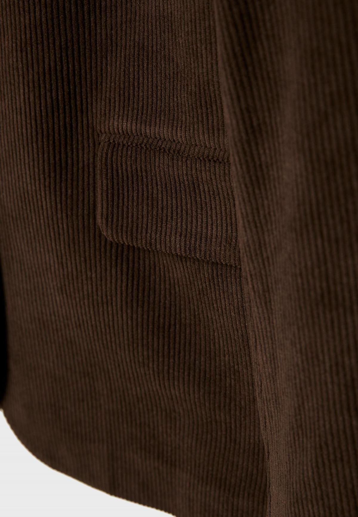 스트라디바리우스 코듀로이 클래식 테일러드 재킷 브라운 5937/943 BROWN - 상세 이미지 3