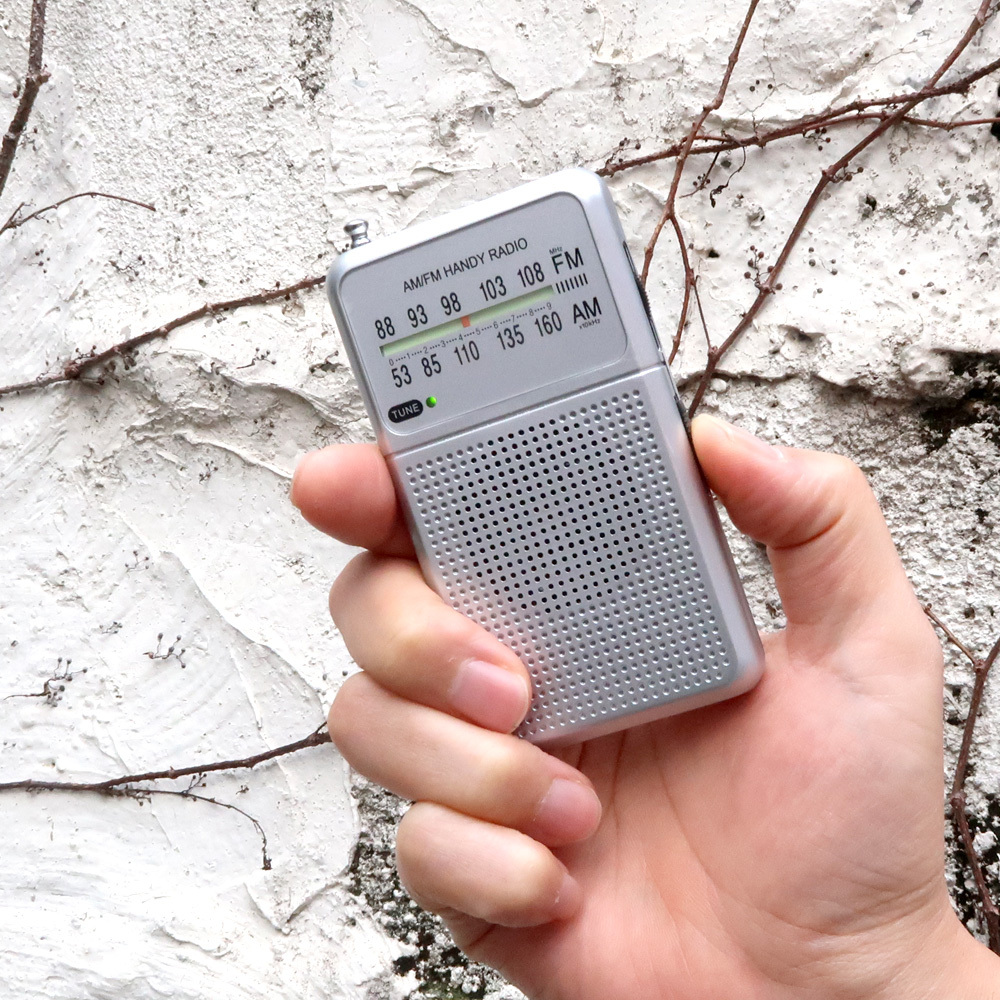 수신율 좋은 재난 비상용 휴대용 라디오 CXPR50 FM AM 캠핑 등산 낚시 이어폰포함 - 상세 이미지 4
