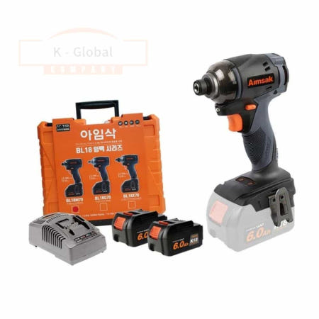 아임삭 충전식 임팩드라이버 18V 6.0AH BL18M706 전기임팩 전기공구