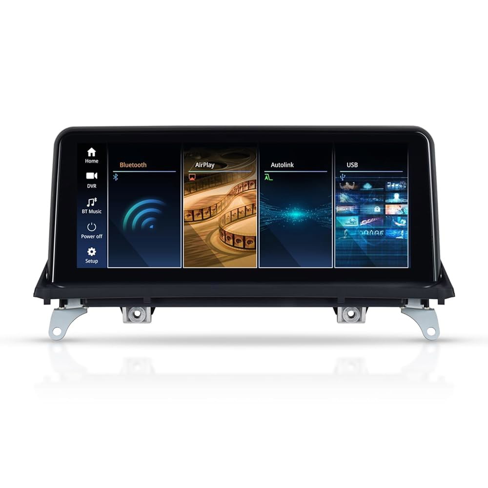 10.25인치 안드로이드 자동차 스테레오 라디오 X6 무선 E70 리눅스 BMW 시스템 네비게이션 2008 2009 2007 CCC X5 2010 E71 블루투스 GPS 포함 카플 - 상품 이미지