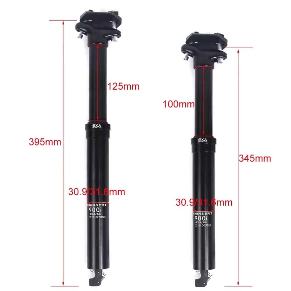 유압 가변 싯포스트 MTB용 라이딩 안장 조절 포스트 31.6x445 (150mm) - 상세 이미지 4
