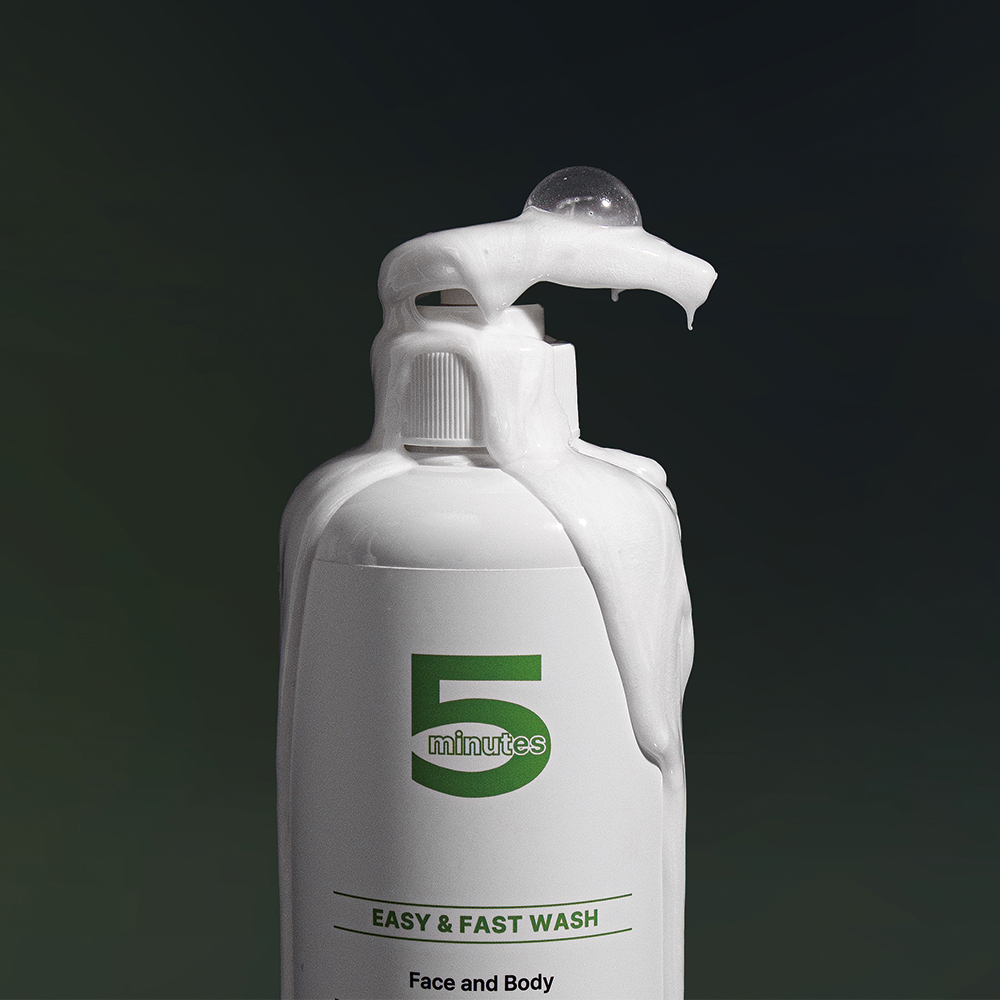 크리크 5분 남자 바디워시 미끌거림없는 남성워시 세안 겸용 500g, 1개 - 상세 이미지 3