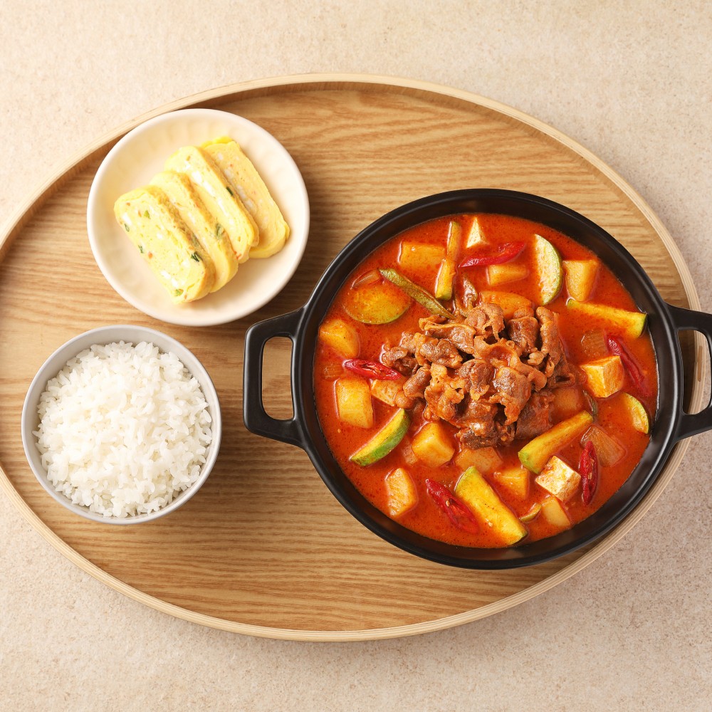 [푸딩팩토리] 우삼겹 고추장찌개 320g 가정식 한끼요리 밥도둑 간편집밥 - 상세 이미지 2