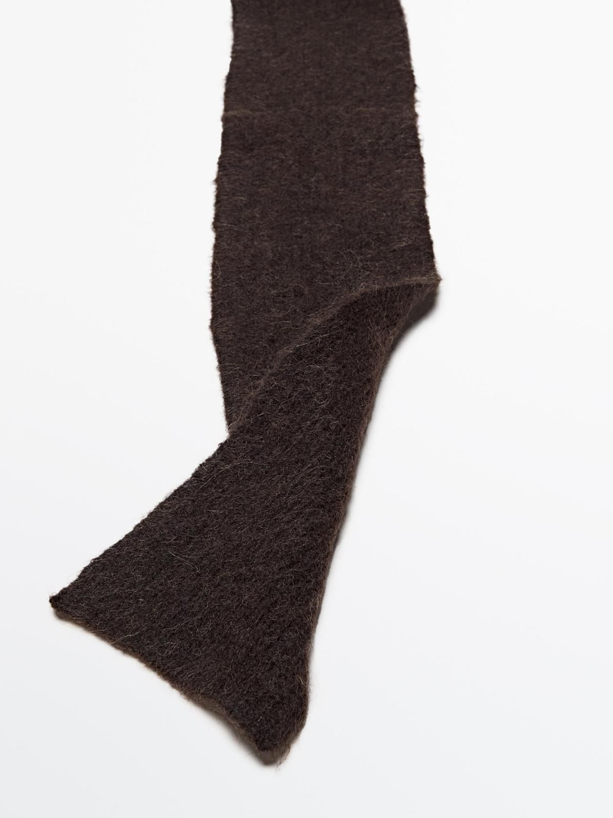 마시모두띠 프리미엄 알파카 울 블렌드 머플러 6317/621 BROWN - 상세 이미지 3