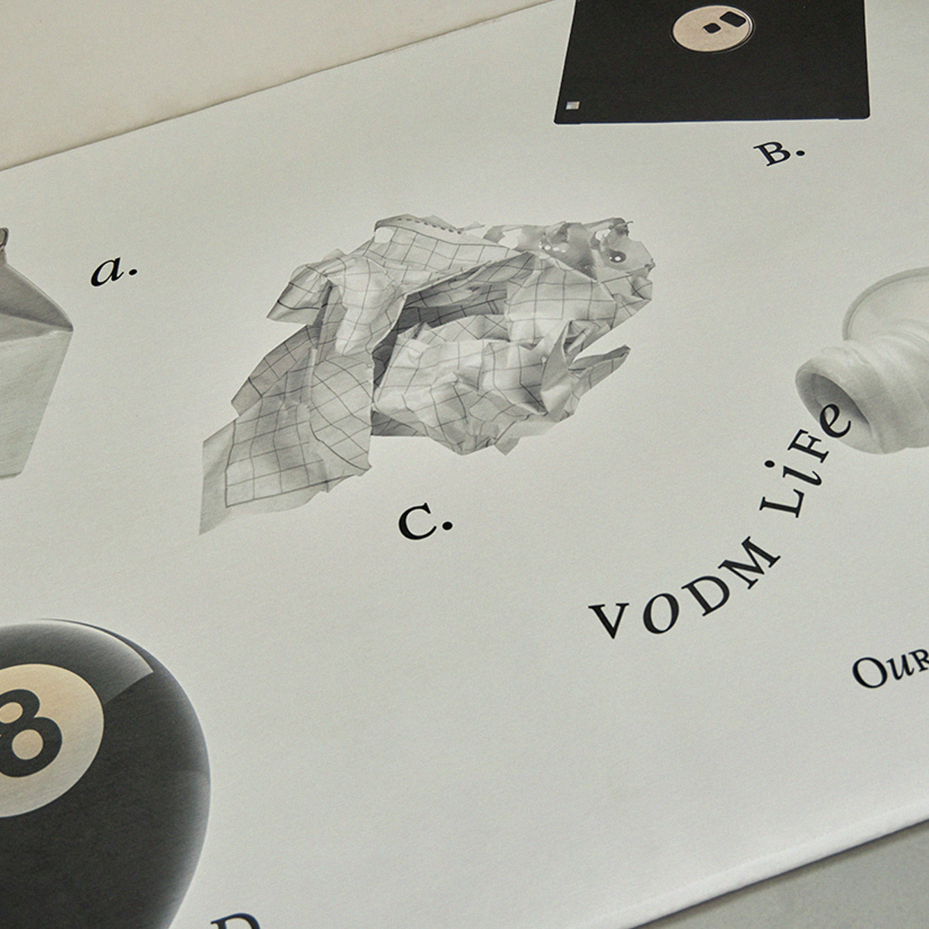Objet Rug 8ball white, 150x200cm 이미지 7