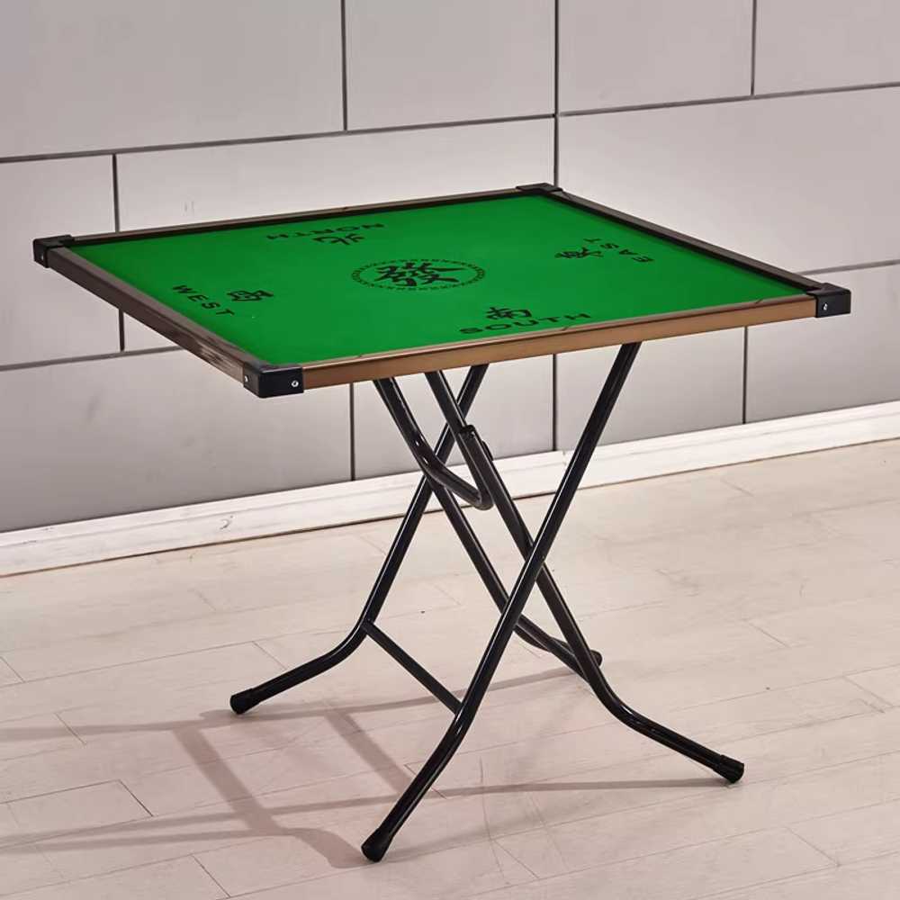 폴딩 마작 테이블 접이식 오락 게임용 휴대 보드판 A형 80x80cm 이미지 6