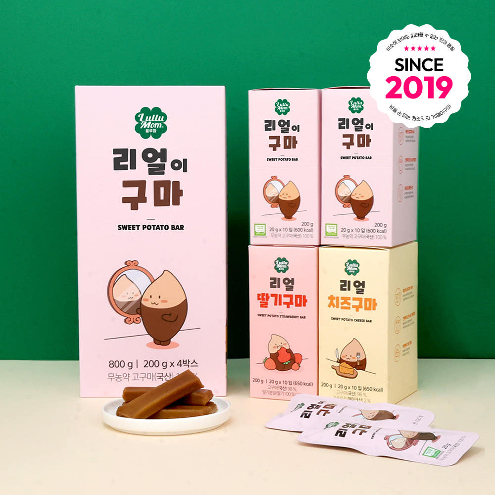 룰루맘 리얼이구마 4랑해 세트(3종 총 4박스 구성) 아기 고구마 말랭이 가격 비교 룰루맘 룰루맘 리얼이구마 4랑해 세트(3종 총 4박스 구성) 아기 고구마 말랭이